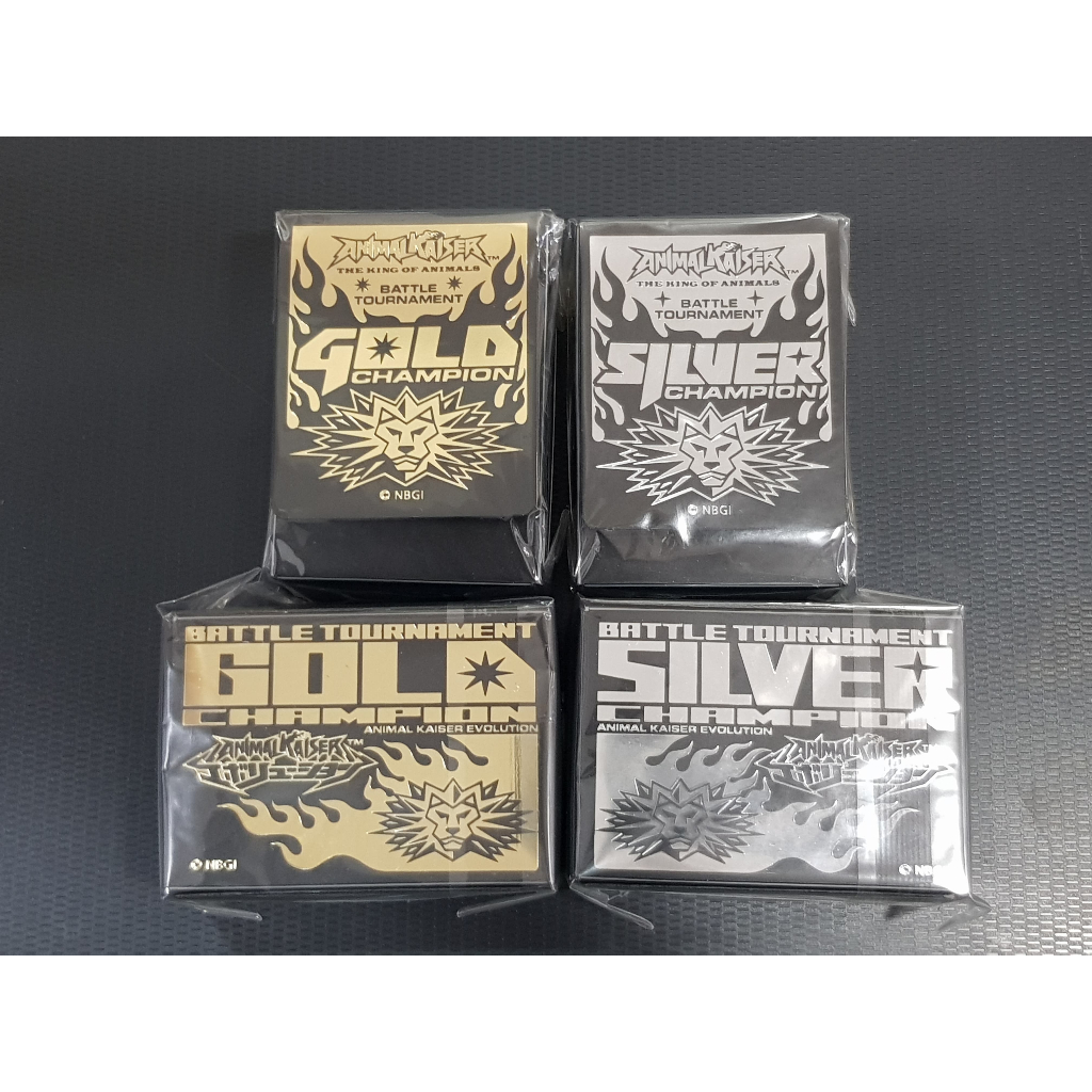 Animal Kaiser Album Champion Battle Tournament Gold & Silver Box Card Case ORI