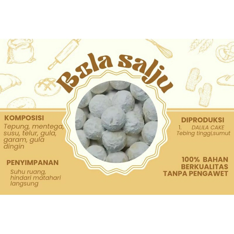 

kue bola salju