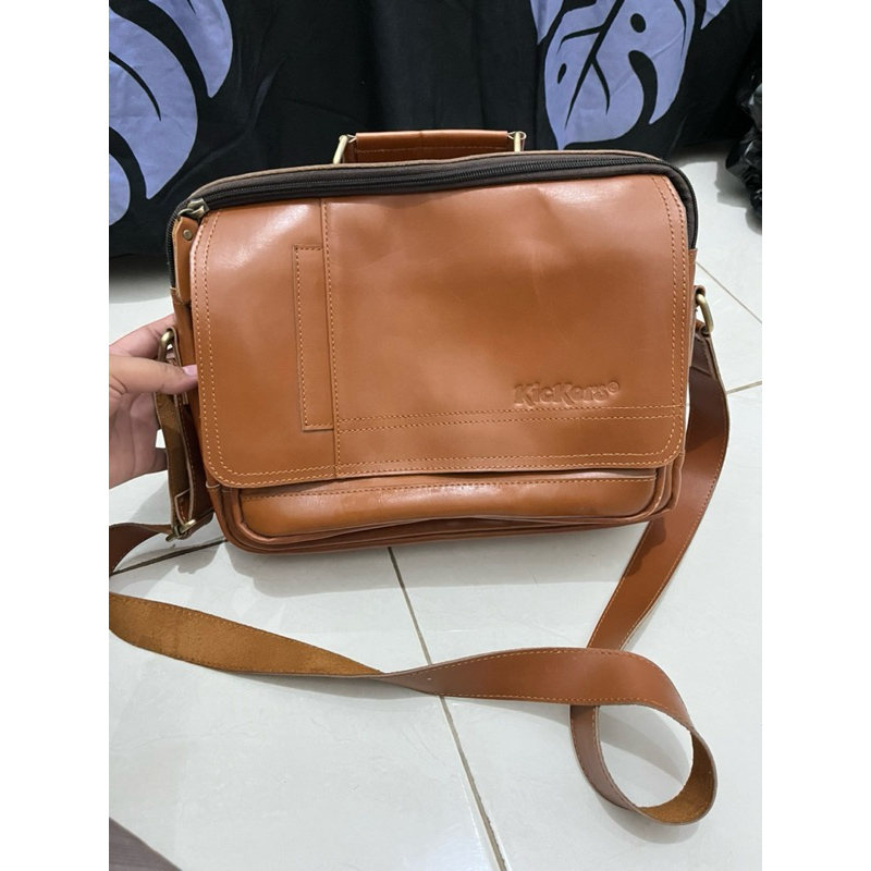 [preloved] Tas kulit asli tas kulit pria tas kantor tas kerja tas unisex