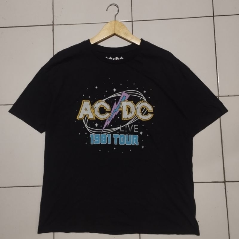 T-shirt ACDC X PULL&BEAR sz L