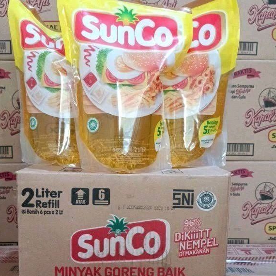 

minyak sunco 2L 3karton isi 6