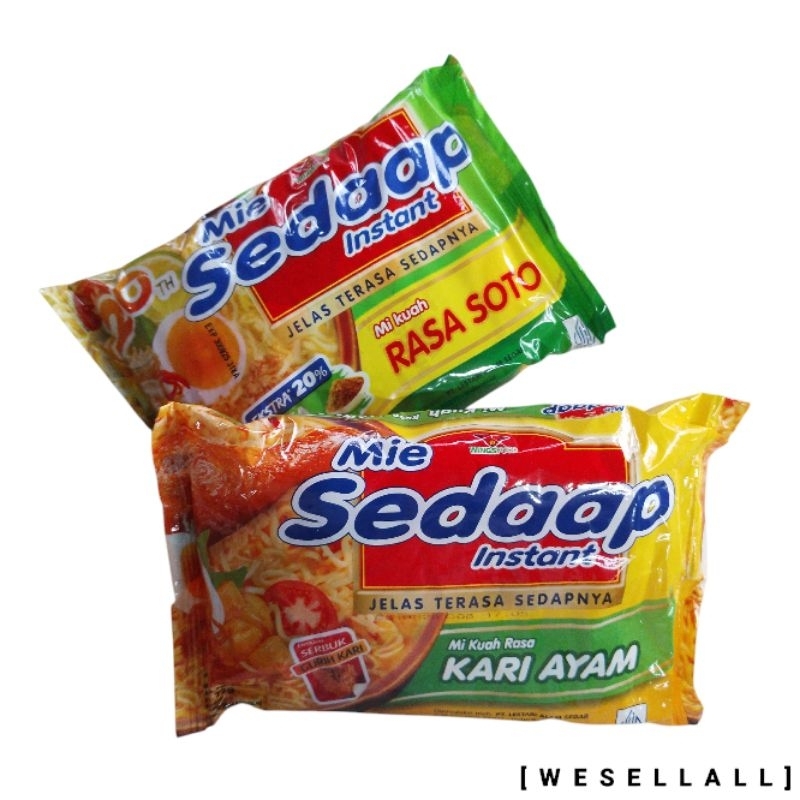 

Mi Instan Sedaap Kuah 72-76 gr | 0125ECE