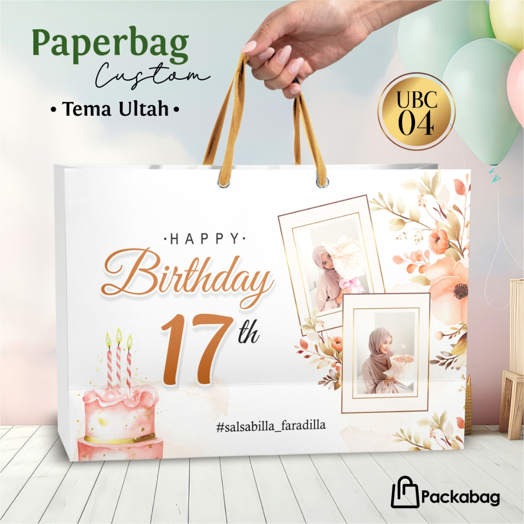 

PAPER BAG CUSTOM ULANG TAHUN - HAMPERS ANAK UNIK & AESTHETIC MURAH - TAS HADIA & PARCEL - UBC