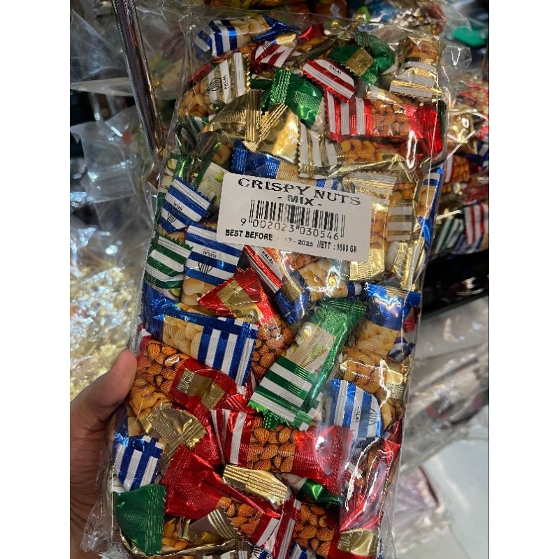 

Ting ting kacang Mede, almond, pistachio kemasan 1kg