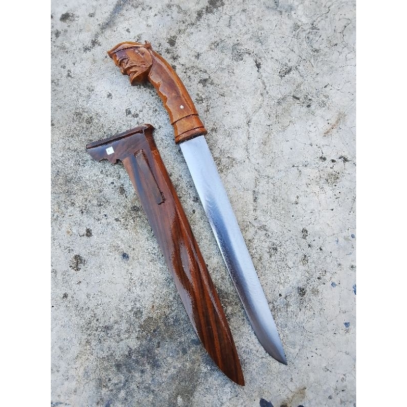 Golok Sembelih baja per Ukir Cepot