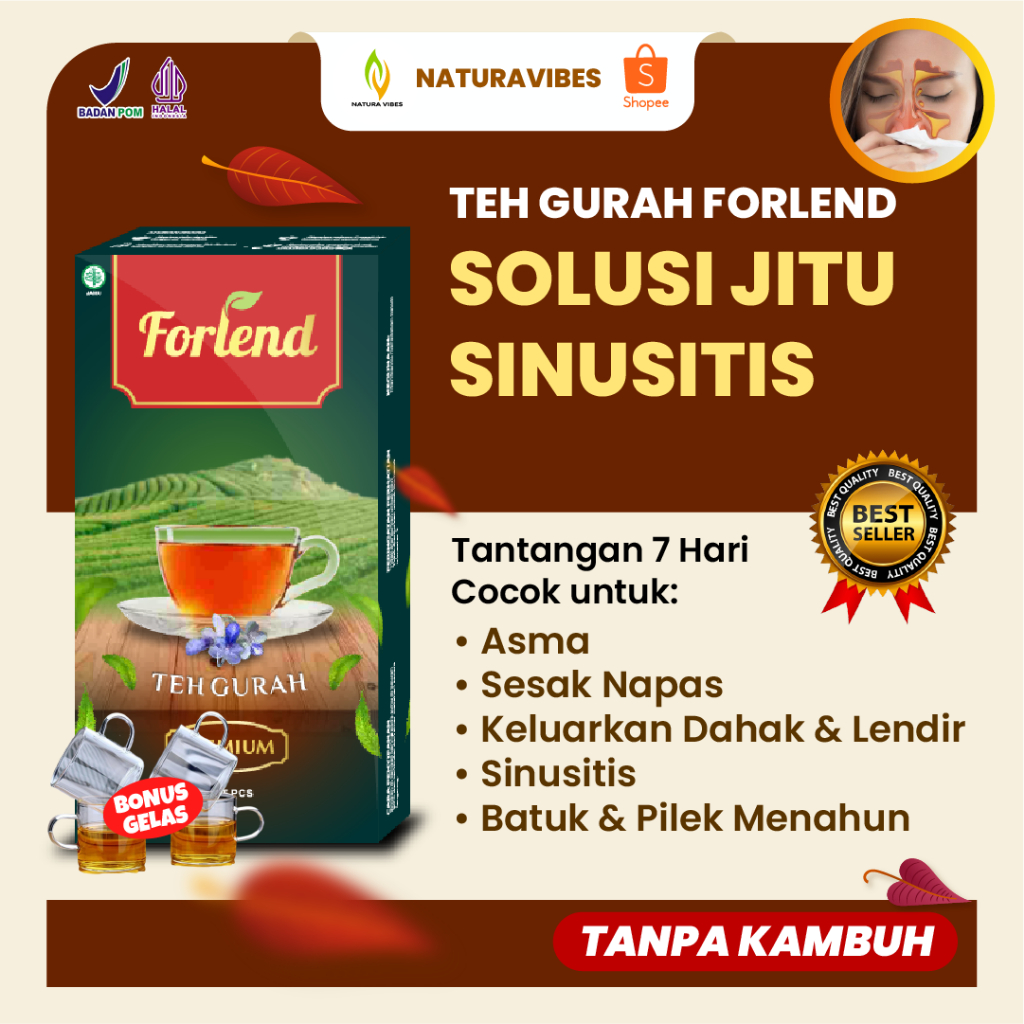 

FORLEND - Teh Gurah Alami 3x Lebih Cepat Tuntaskan Batuk Berdahak Menahun Asma dan Sesak Napas