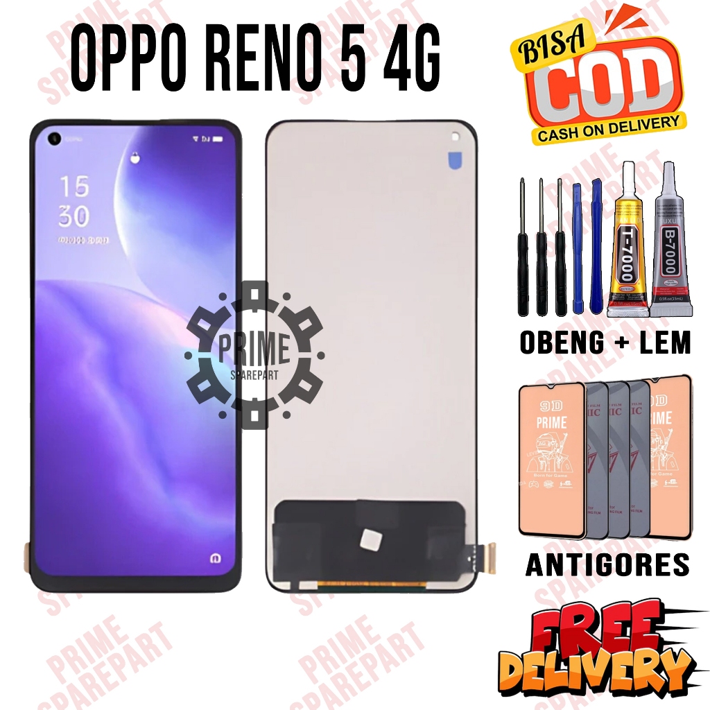 Lcd Touchscreen OPPO RENO 5 4G Original Oem Lcd OPPO RENO 5 4G Fullset