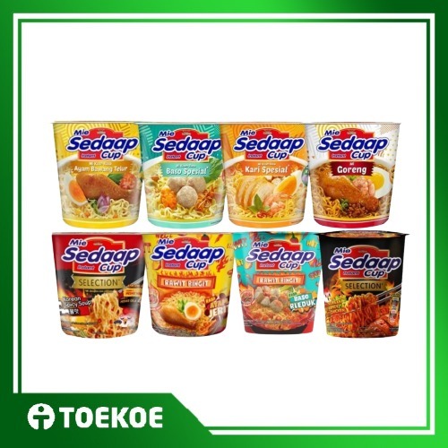 

TOEKOE Mie Sedaap Instan Cup All Varian