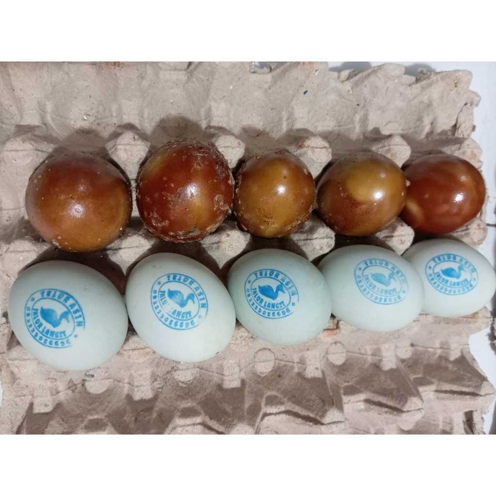 

10 BUTIR TELUR ASIN MIX ORIGINAL & BAKAR