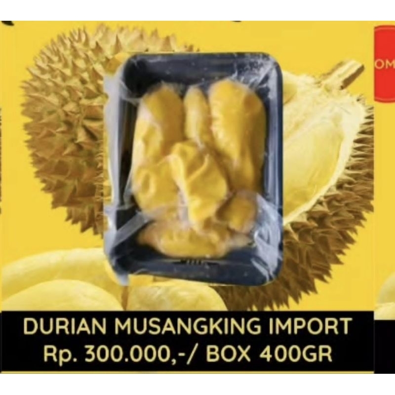 

LIMITED Durian MUSANG KING Import 400gr