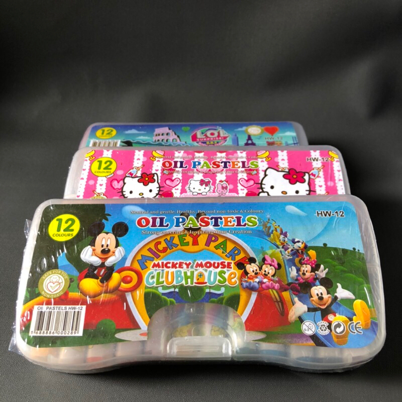 

Krayon mewarnai atau oil pastels