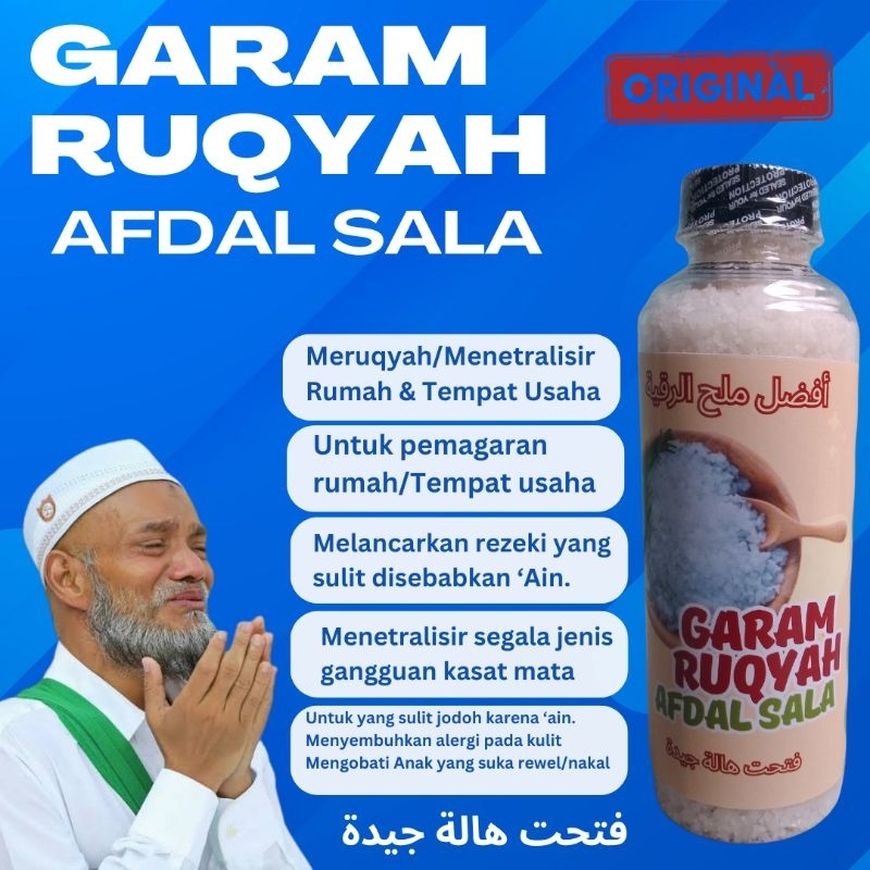 

(COD) Garam Ruqyah Afdal Sala Original Dengan Doa Ruqyah Terbaik