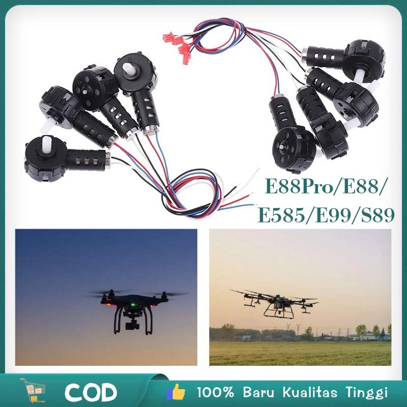 Motor Dan Dudukan Motor Drone  E88pro/e88/e585/e99/s89 Dudukan Dengan Motor