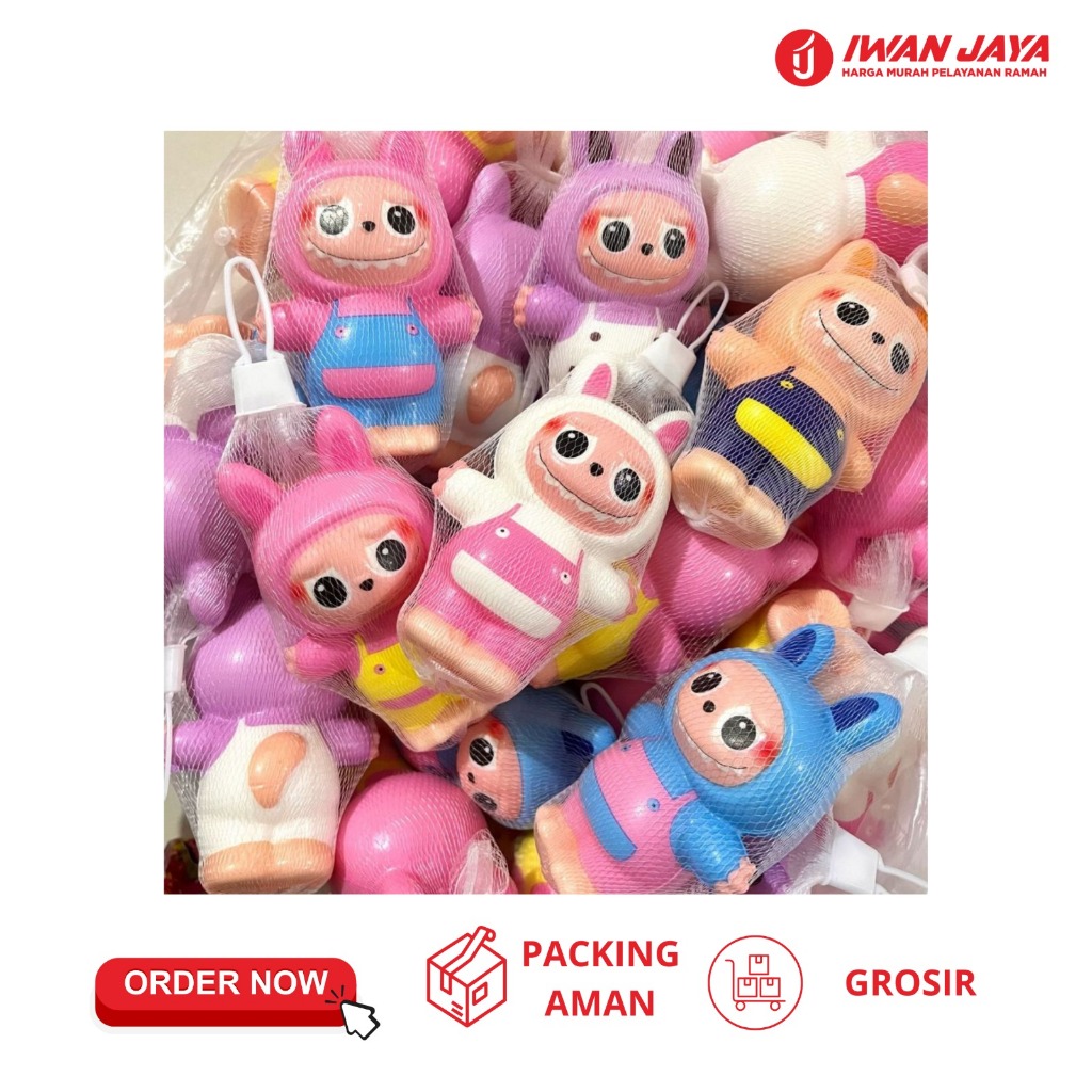 Squishy Kelinci Neon - Gemasnya Bikin Happy