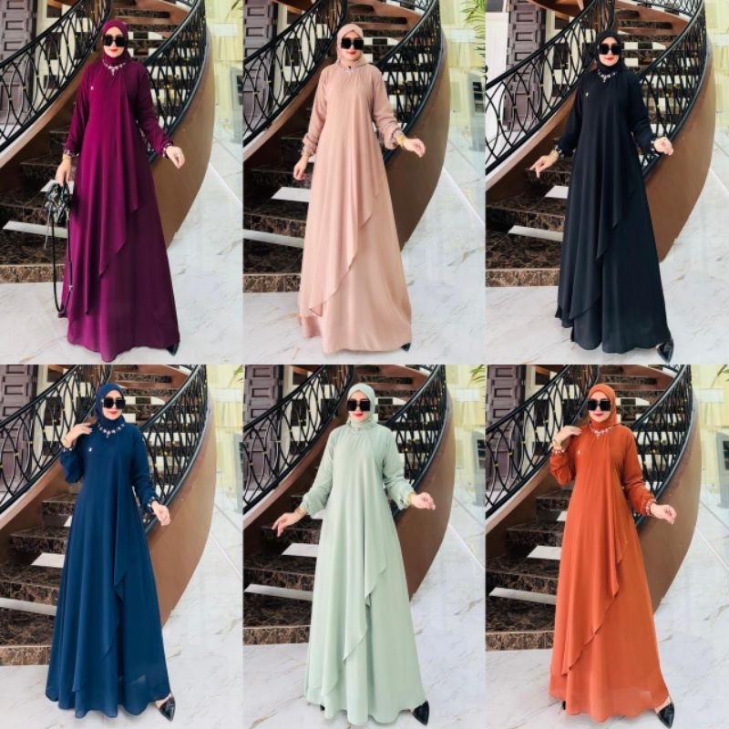 INDIRA GAMIS SET HIJAB / AISYAH / SAYYARA  / SYAHIRA / LAURA A / SADDIYAH / SONIA / QUENARA GAMIS HI