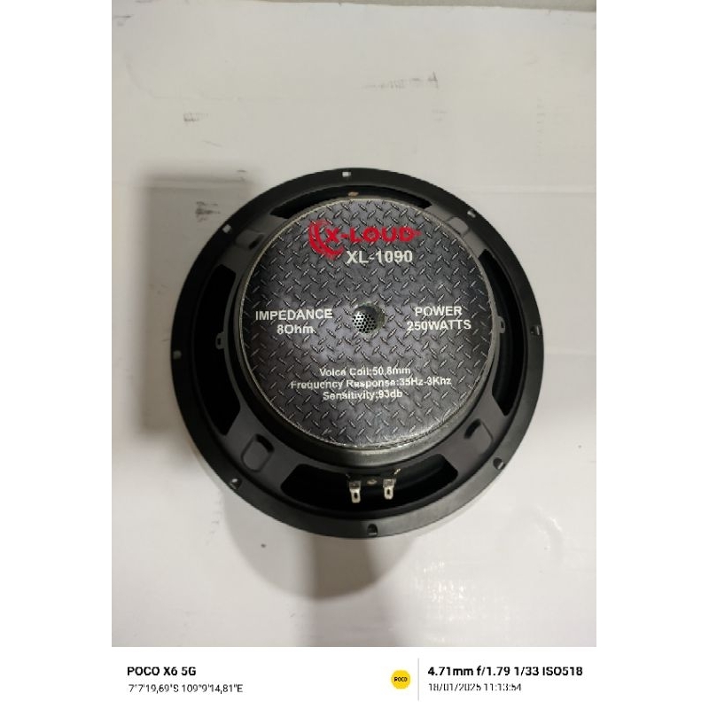 speaker 10 inch X-LOUD XL 1090