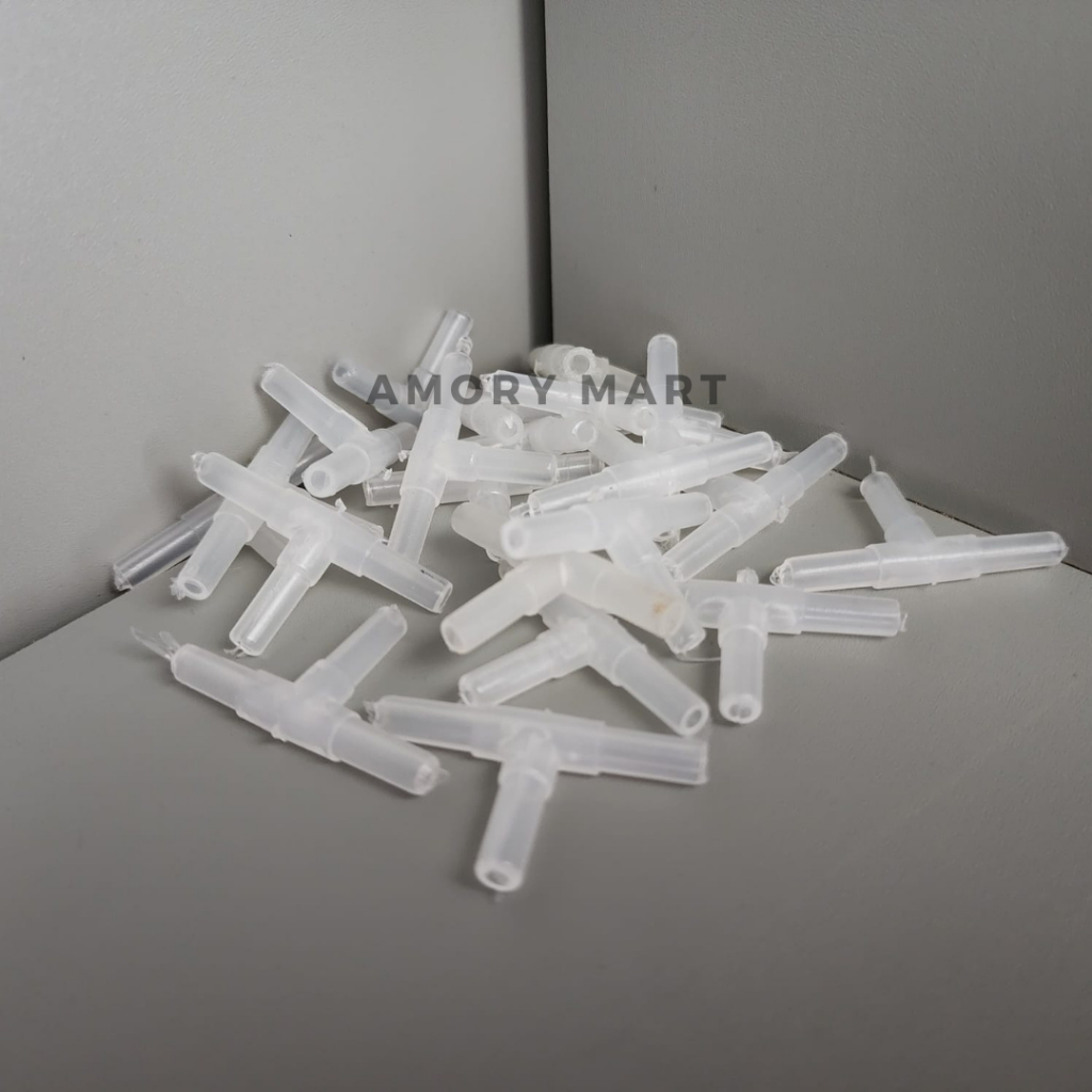 1PC Sambungan Selang Aerator Kecil T / L / Lurus (-)