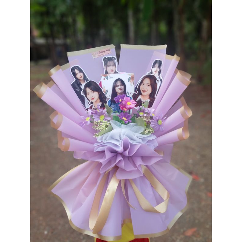 Buket Foto Custom/Buket Bunga/Buket Wisuda