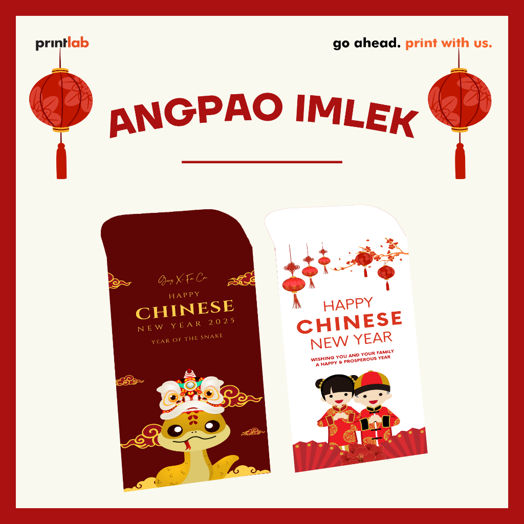 

Angpao Imlek 2025 - Angpao Panjang Shio Ular 2025