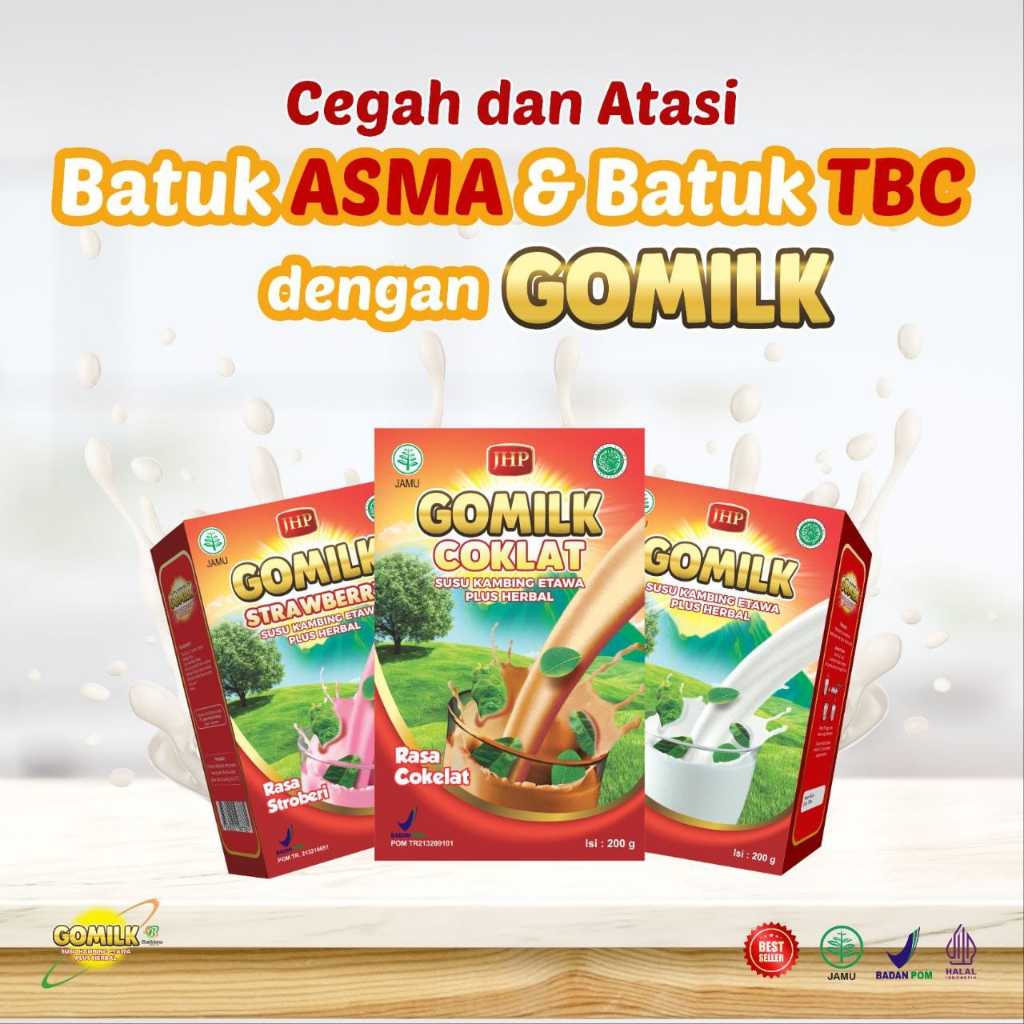 

Gomilk 200g Susu Kambing Etawa Herbal