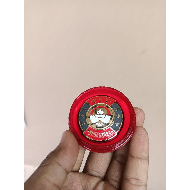 jual pin pdh polri angkatan FDT NUSANTARA premium logam kuningan sepuh lapis emas