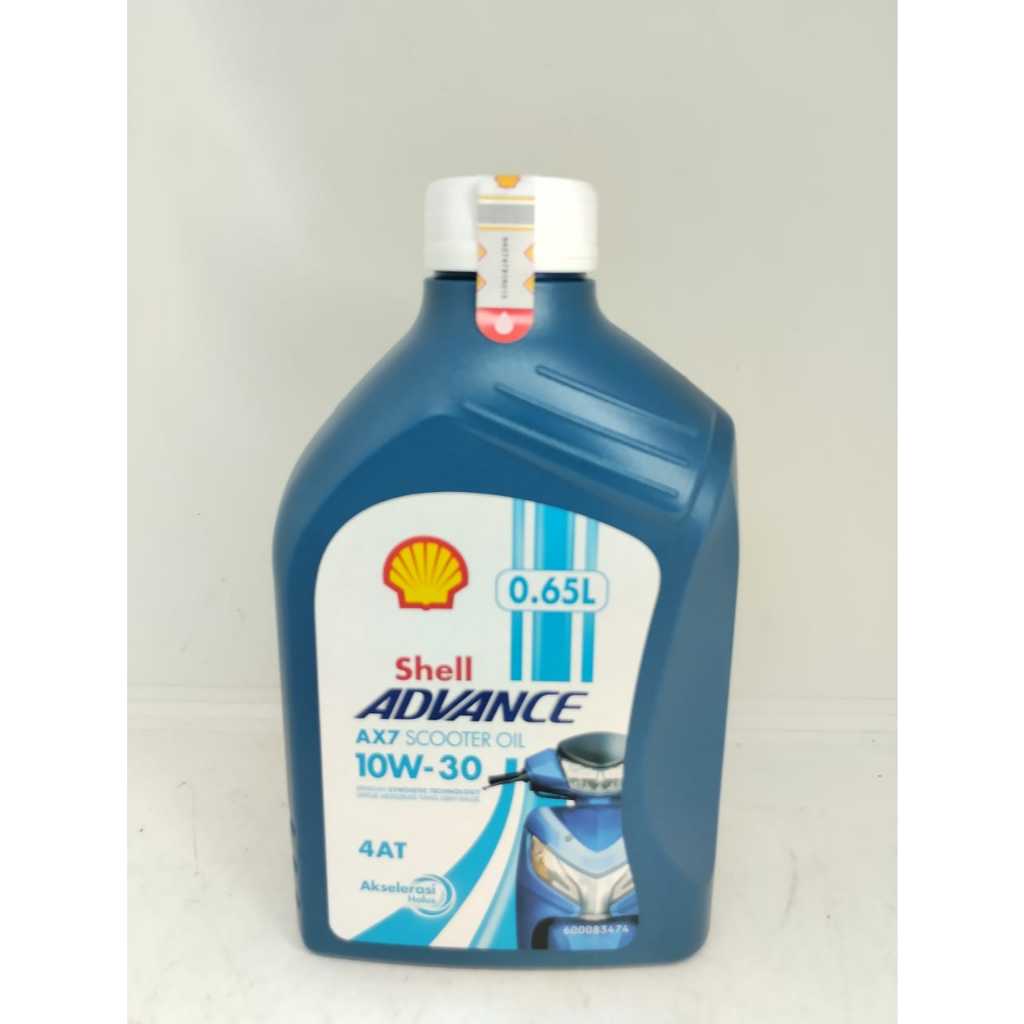 SHELL ADVANCE AX7 4T SCOOTER MATIC SYNTHETIC SAE 10W-30 ISI 650ML RECOMEN FOR GENIO BEAT SCOOPY 2021