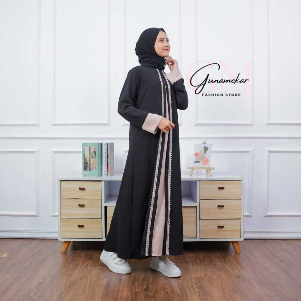 Gamis Remaja terbaru anak Tanggung Gamis Pengajian Mewah Elegan Gamis Lebaran 2025 Gamis Kekinian