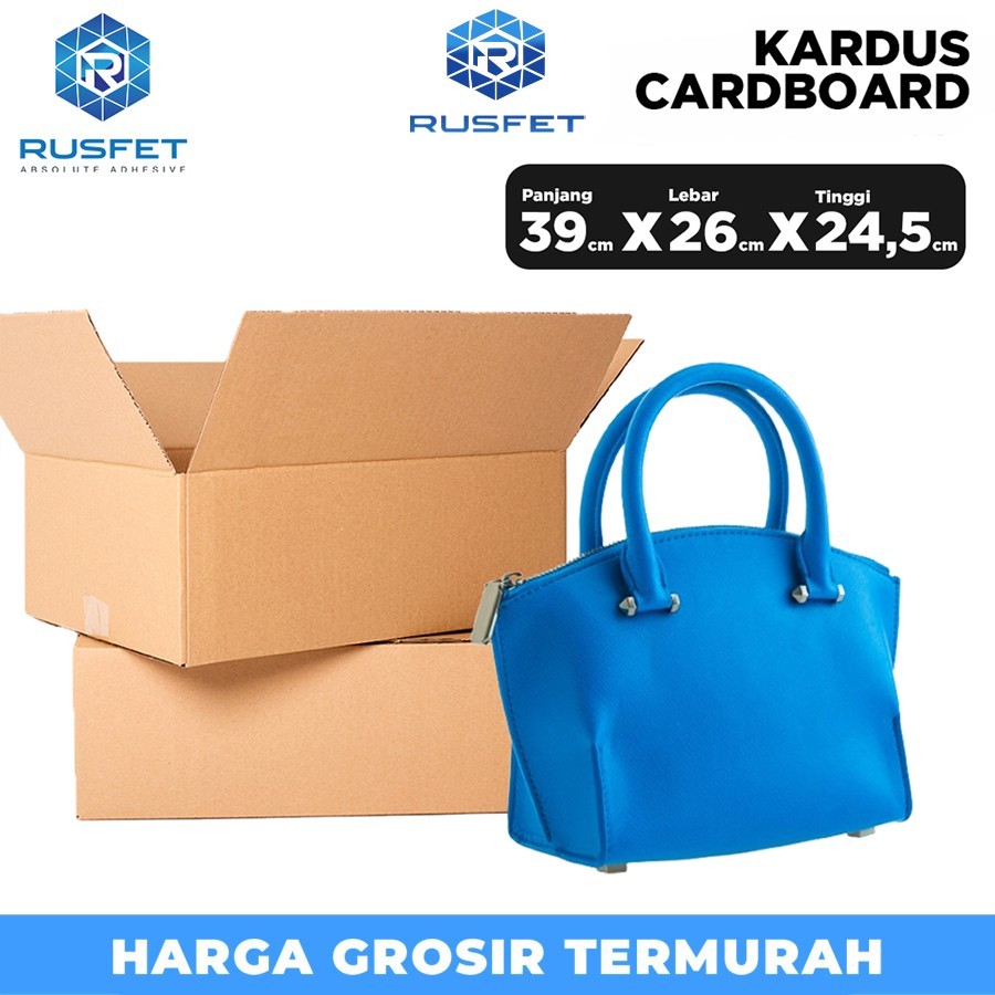 

KARDUS PACKING KARTON BOX 39x26x24.5cm Dus Kotak Packaging Polos tebal