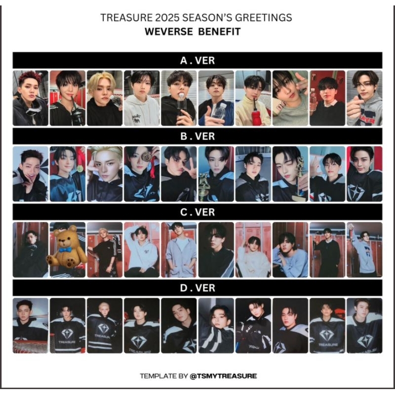 TREASURE SEASON'S GREETING'S Weverse Benefit Ver. A