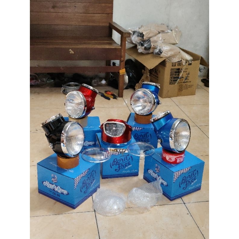 batok set lampu depan honda cd90 set spido list crum doble mika lampu detail original headlamp full 