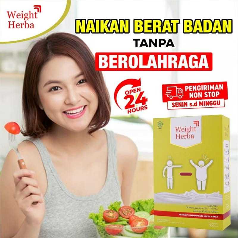 

PROMO!!! WEIGHT HERBA Susu Penambah Berat Badan Tanpa Gula & Olahraga