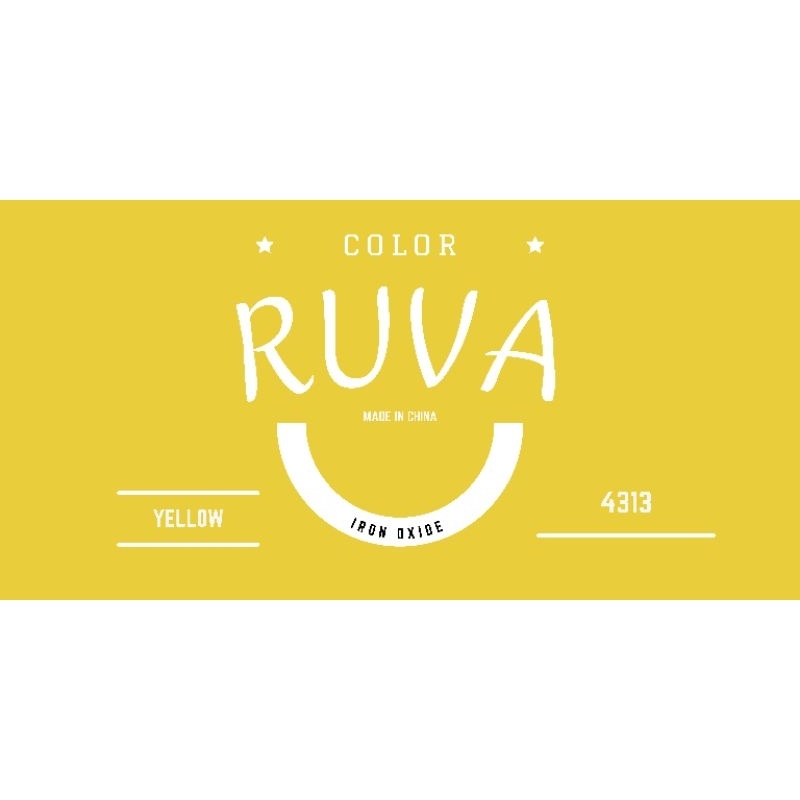 

Yellow 4313 iron Oxide, Verf, Oker, Pigment RuVa 10 kg
