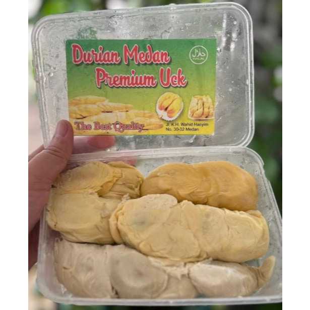 

Durian Ucok Medan 500g / Durian Kupas Frozen Asli Ucok Medan