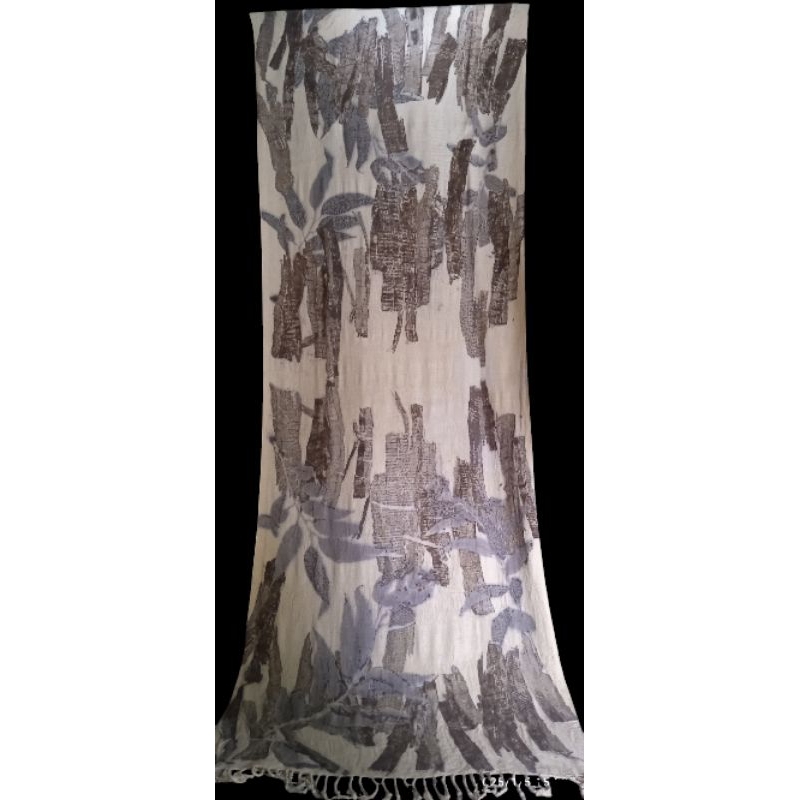 Kain ecoprint Motif Daun