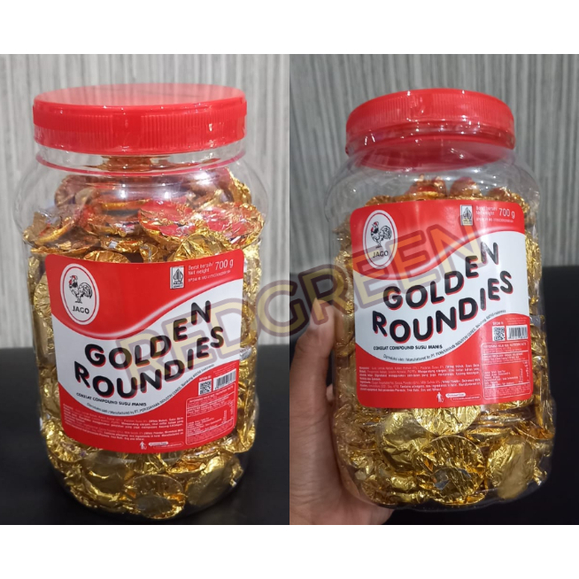 

Nycyta Home Coklat Coin Full Milk Jago Golden Roundies Toples 700Gr Cokelat Full Milk Koin Jago