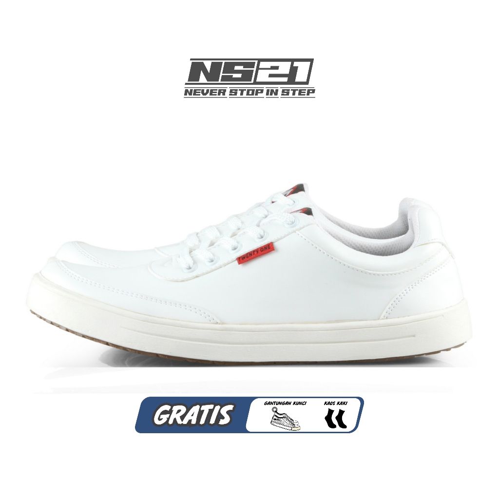 Ns Twenty One Sepatu Pria Sneakers Putih Keren Terbaru