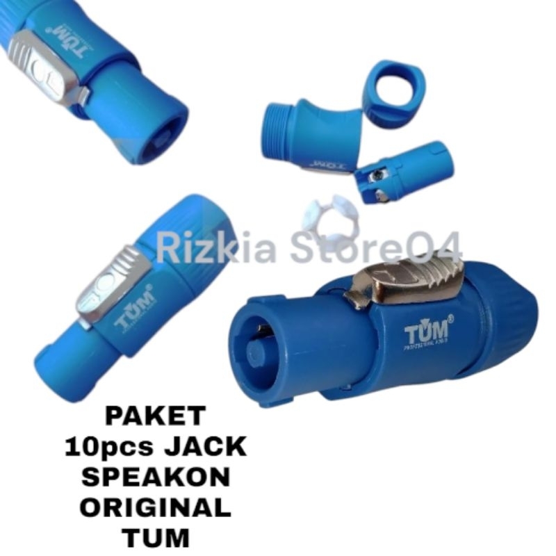 TUM Jek Speakon Original Tum 10pcs Original Jack Speakon