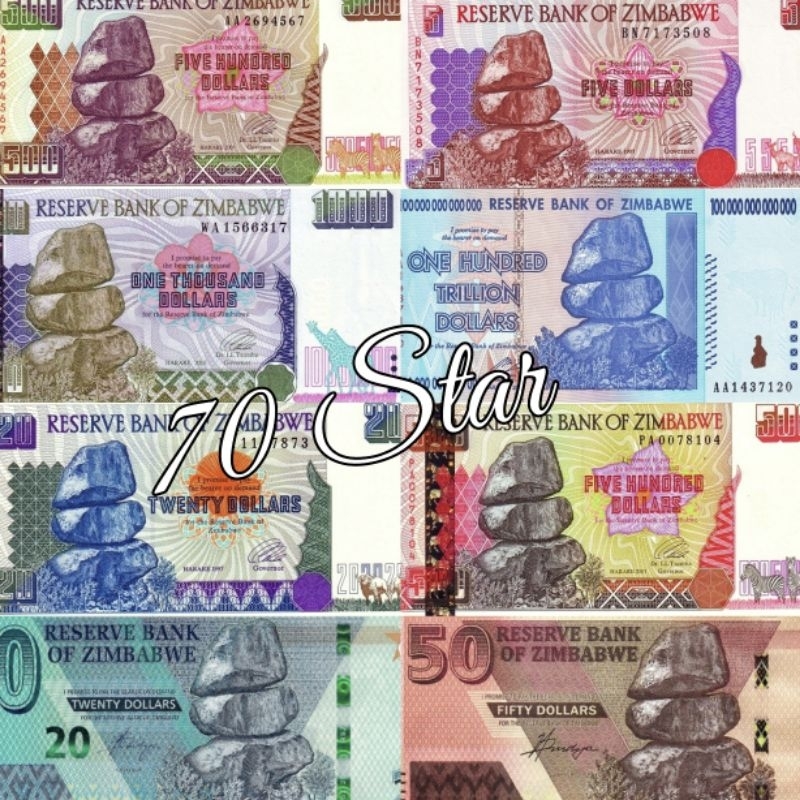Uang Negara Zimbabwe UNC