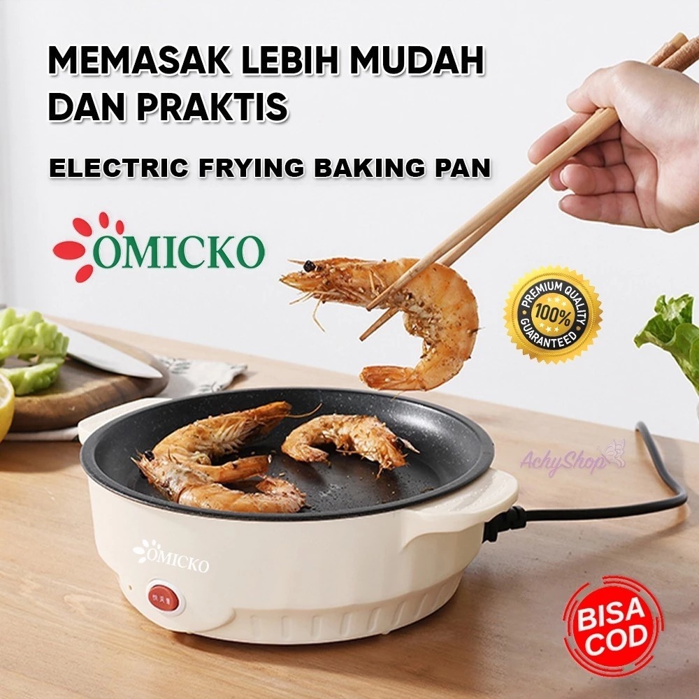 CHS Wajan Panci Listrik Elektrik / Electric Frying Baking Pan / Panci BBQ / Panci Panggang Goreng El