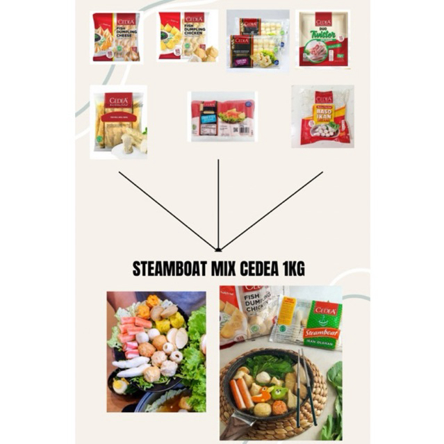 

STEAMBOAT MIX CEDEA 1KG. 100% HALAL