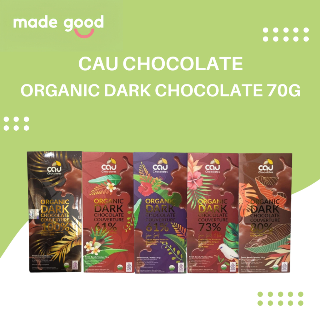 

Cau Chocolate - Organic Dark Chocolate 70 G