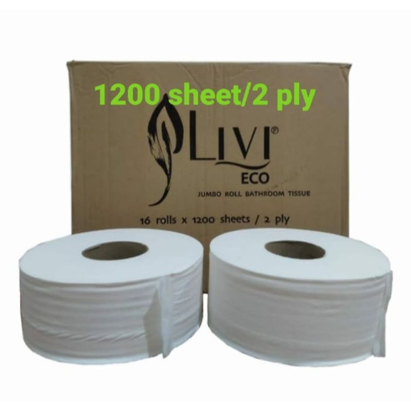 TISSU/TISSUE ROLL JUMBO LIVI 1DUS 16ROLL