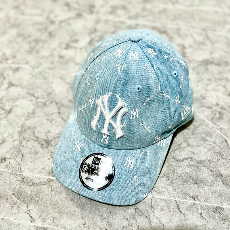 NEW ERA 940 YANKEES MONOGRAM CAP DENIM