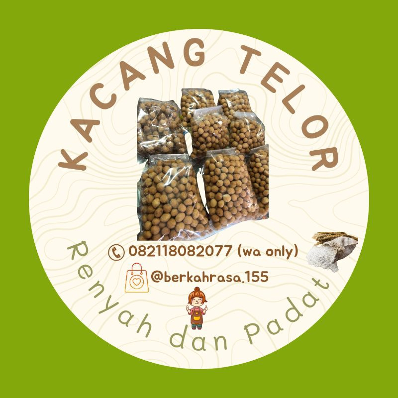 

Kacang Telor Renyah 1 kg 1/2 kg 1/4 kg