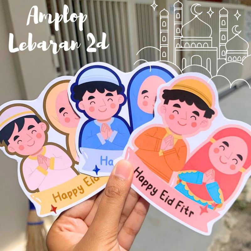 

AMPLOP LEBARAN 2D KARAKTER TERBARU