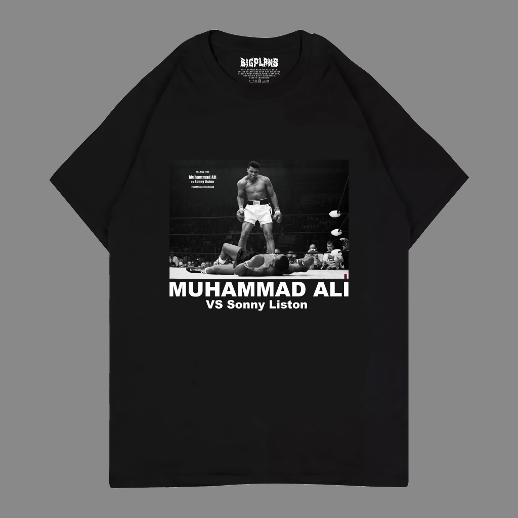 kaos muhammad ali vs sonny liston / koas tinju / kaos petinju / kaos ali / kaos muhammad ali