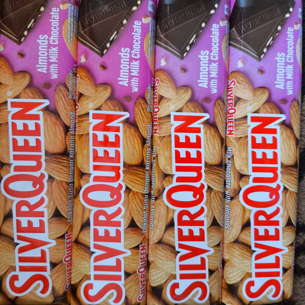 

Ukf5Pc6F4H (Kuliner.Kita) Silverqueen Kemasan 55Gr Milk Chocolate Cashew Dan Almond Coklat