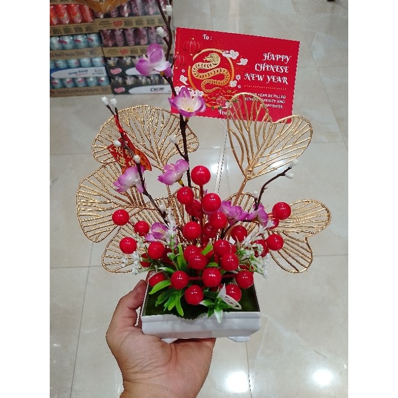 

Parcel Hampers Imlek 2025 Bunga Hiasan