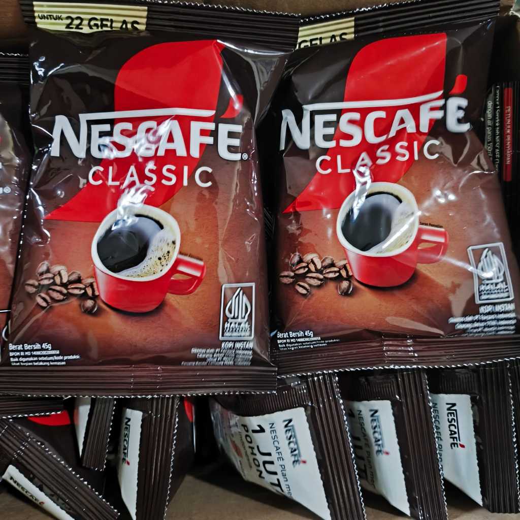 

Nescafe Classic Kemasan 45g Kopi Instan