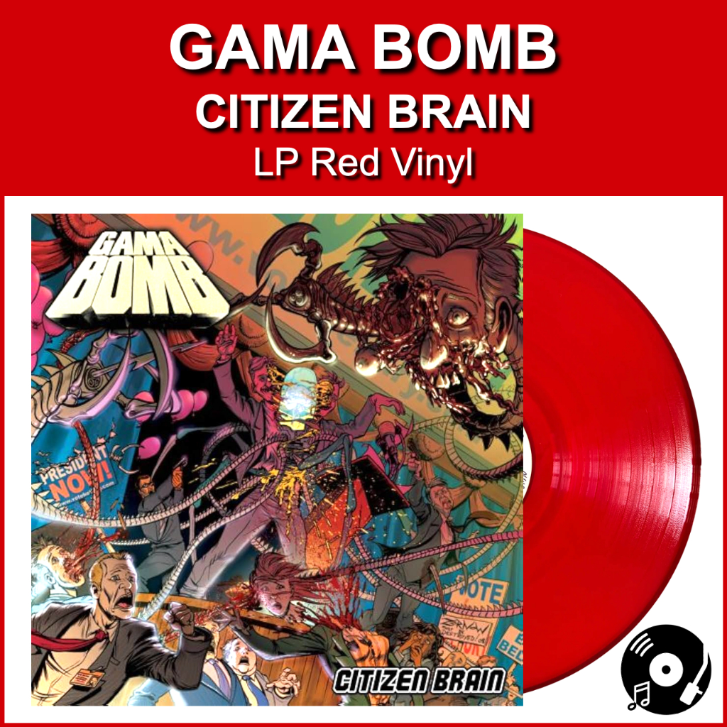 Gama Bomb - Citizen Brain - Red LP Vinyl PH